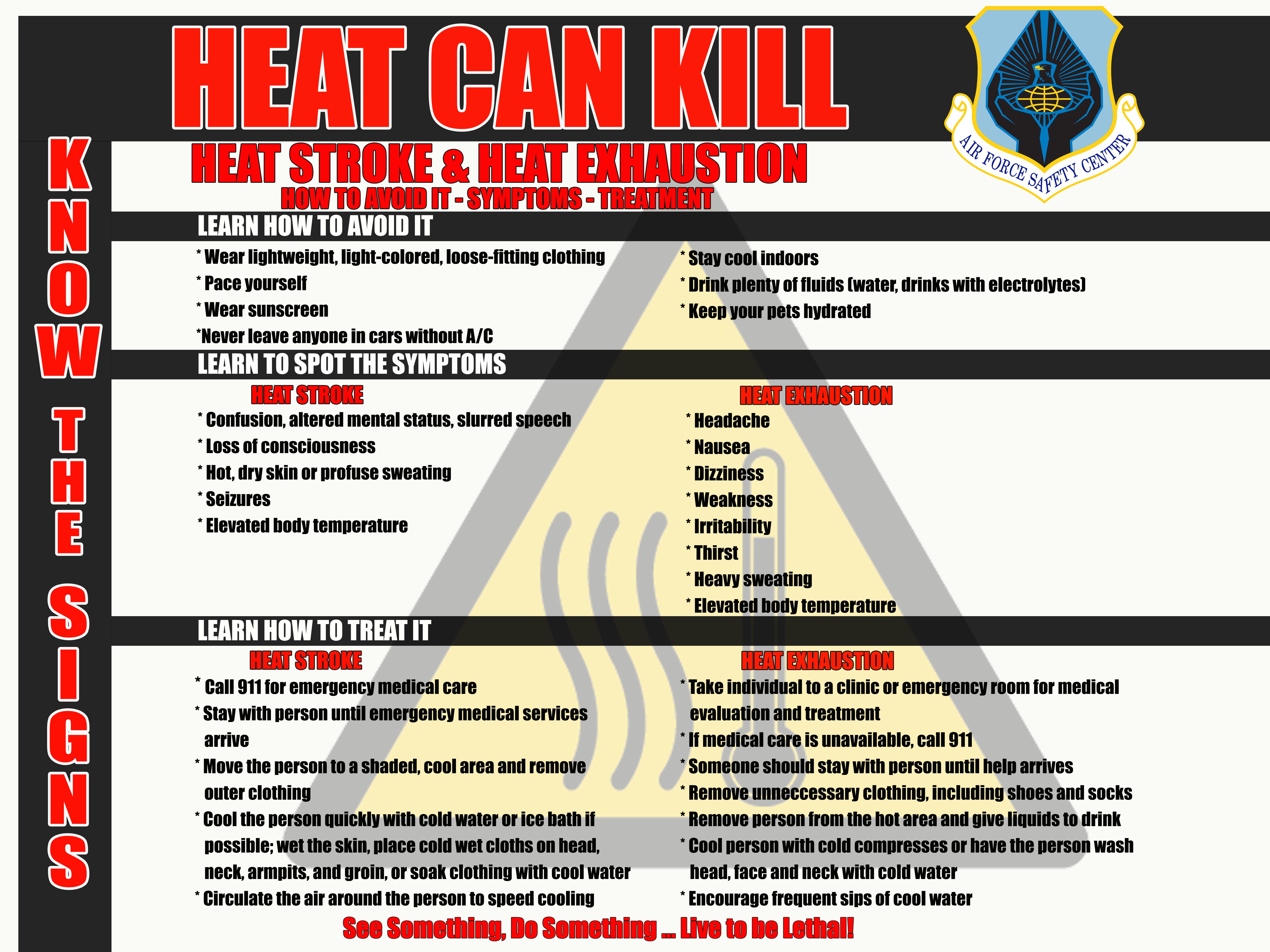Heat Can Kill Graphic